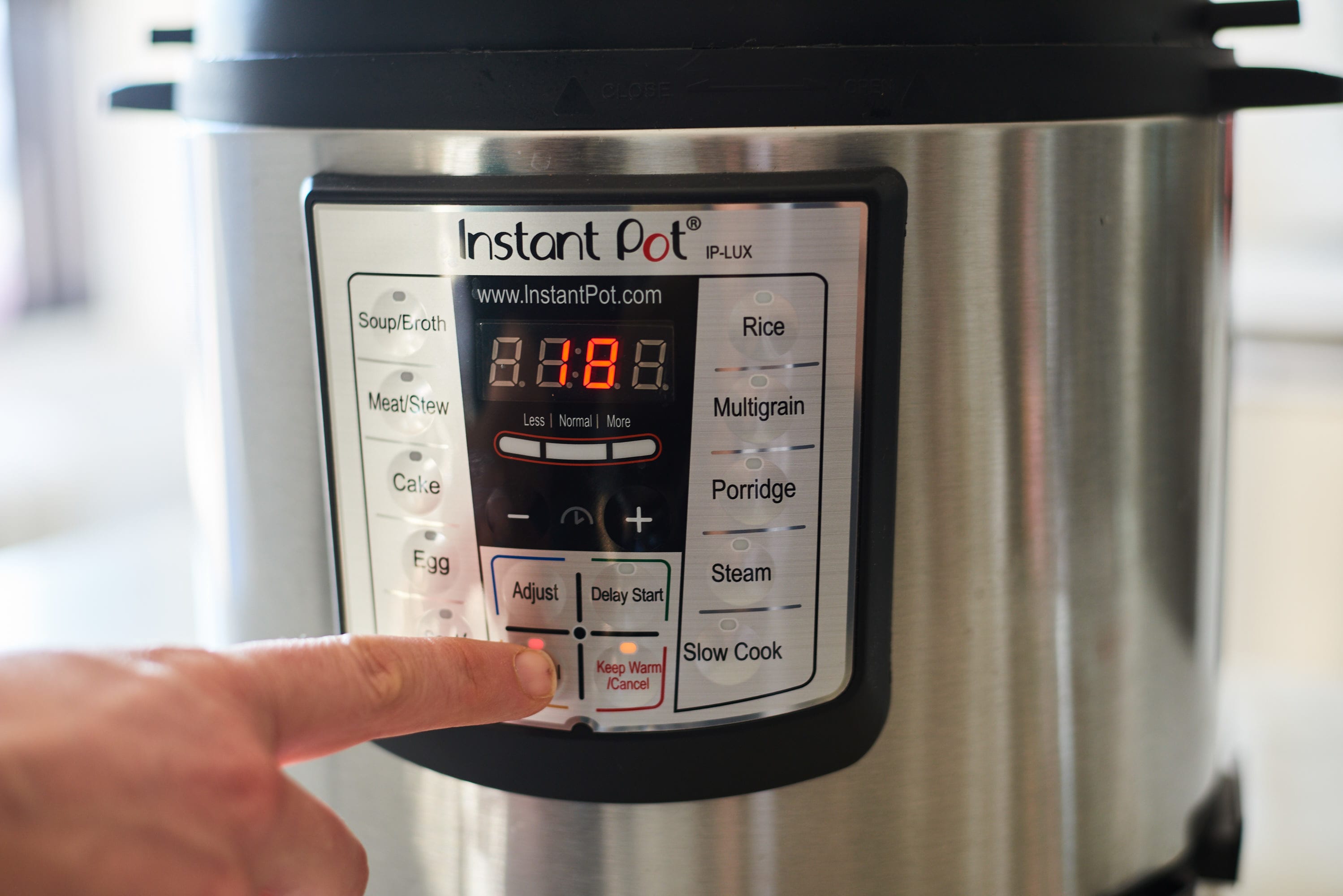 Instant pot ip lux high online pressure